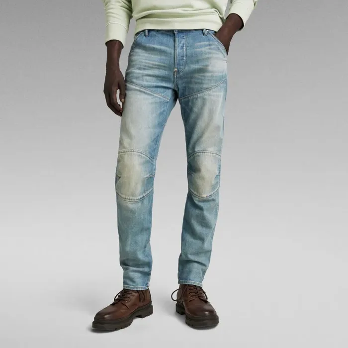 Slim Men GStar RAW 5620 3D Slim Jeans Sun Faded Cyan