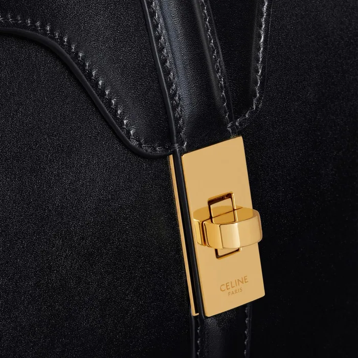 Small 16 Bag In Satinated Calfskin Black Women CELINE 16