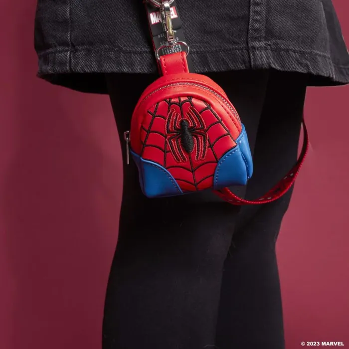 SpiderMan Cosplay Treat and Disposable Bag Holder Unisex Loungefly Pet Accessories SpiderMan Cosplay Treat and Disposable Bag Holder Unisex Loungefly Pet Accessories