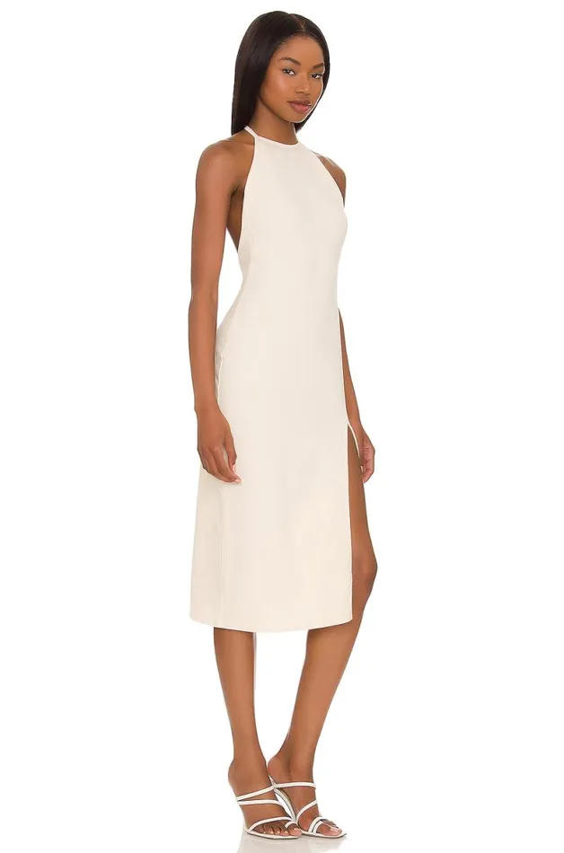 Stardust Midi Dress Ivory Women Lovers and Friends Dresses