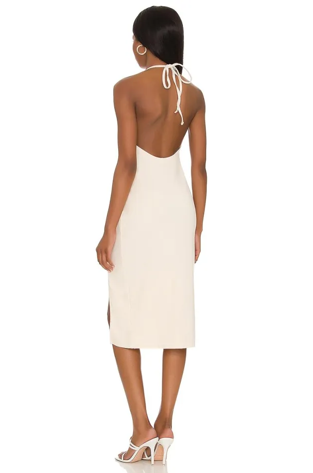 Stardust Midi Dress Ivory Women Lovers and Friends Dresses