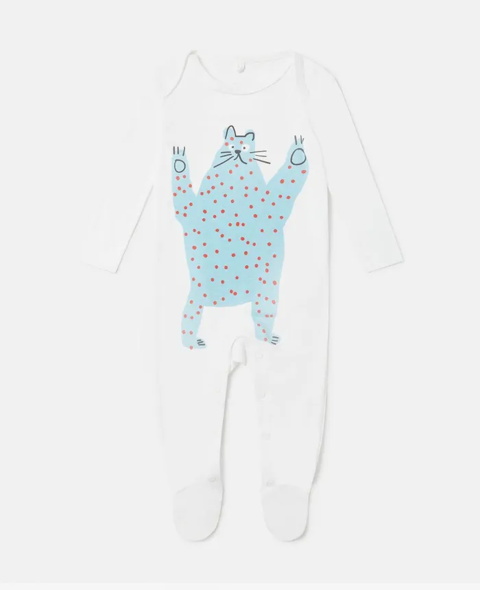 Stella McCartney Animal Doodle Print Babygrow And Bib Set Multicolour Kids Newborn 0 8211 24 Months Stella McCartney Animal Doodle Print Babygrow And Bib Set Multicolour Kids Newborn 0 8211 24 Months