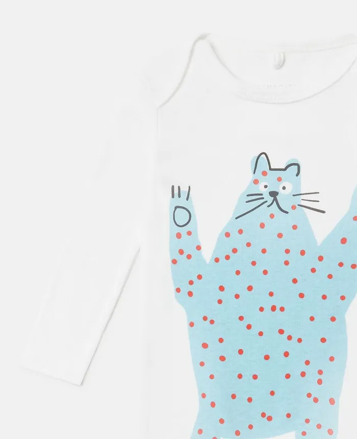 Stella McCartney Animal Doodle Print Babygrow And Bib Set Multicolour Kids Newborn 0 8211 24 Months Stella McCartney Animal Doodle Print Babygrow And Bib Set Multicolour Kids Newborn 0 8211 24 Months