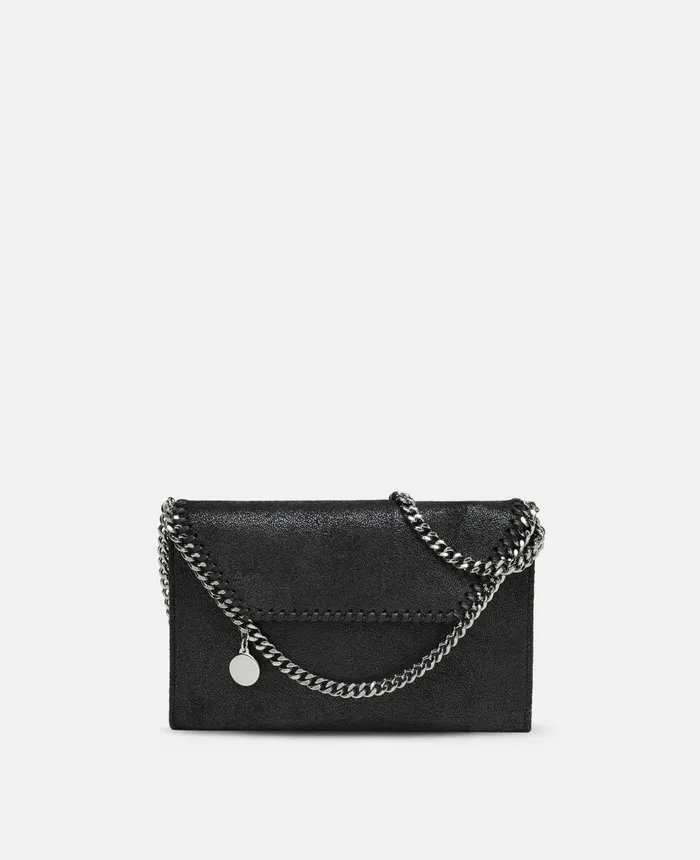Stella McCartney Falabella Mini Shoulder Bag Black Women Iconic Falabella