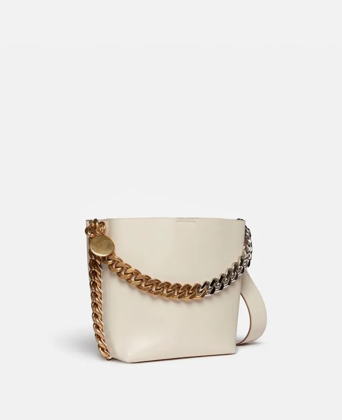 Stella McCartney Frayme Bucket Bag Pure White Women Frayme Bag