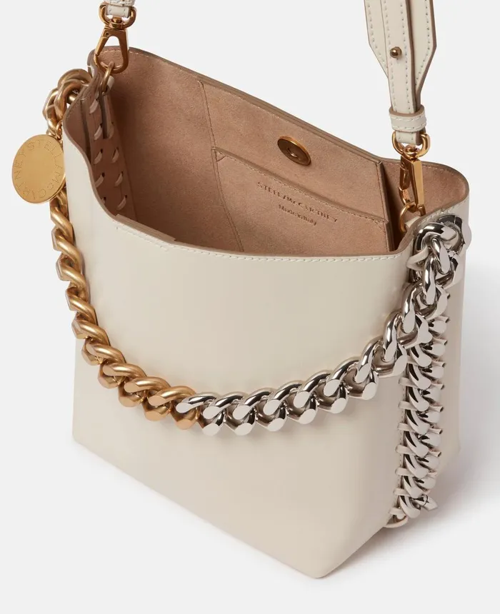Stella McCartney Frayme Bucket Bag Pure White Women Frayme Bag