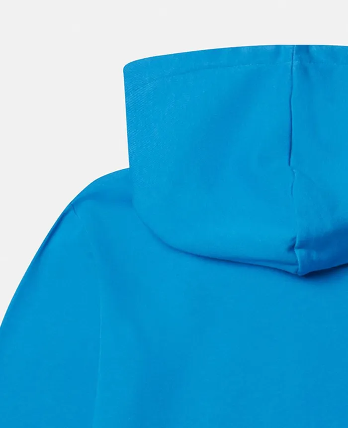 Stella McCartney Good Vibes Monkey Print Hoodie Blue Kids TShirts And Sweatshirt Stella McCartney Good Vibes Monkey Print Hoodie Blue Kids TShirts And Sweatshirt