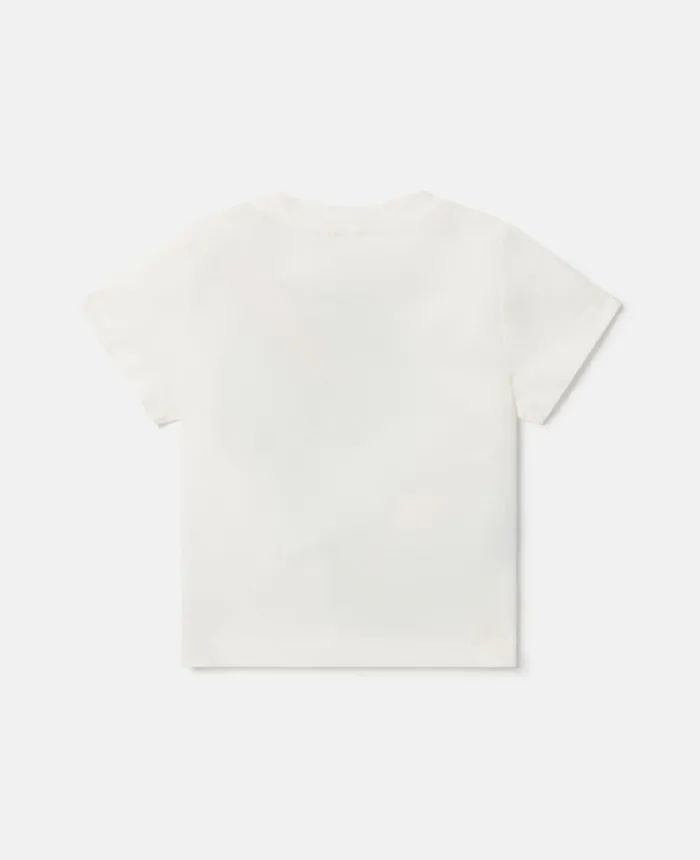 Stella McCartney Hippie Guitar Print TShirt White Kids Sweatshirt And TShirts Stella McCartney Hippie Guitar Print TShirt White Kids Sweatshirt And TShirts