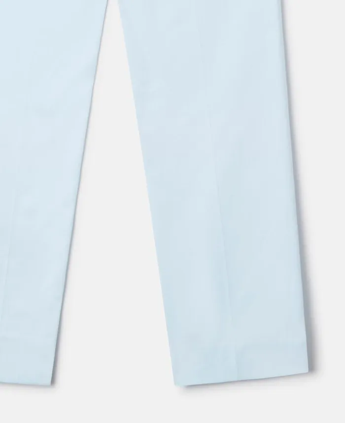 Stella McCartney Logo Lining Tailored Trousers Light Blue Kids Pants and Shorts Stella McCartney Logo Lining Tailored Trousers Light Blue Kids Pants and Shorts