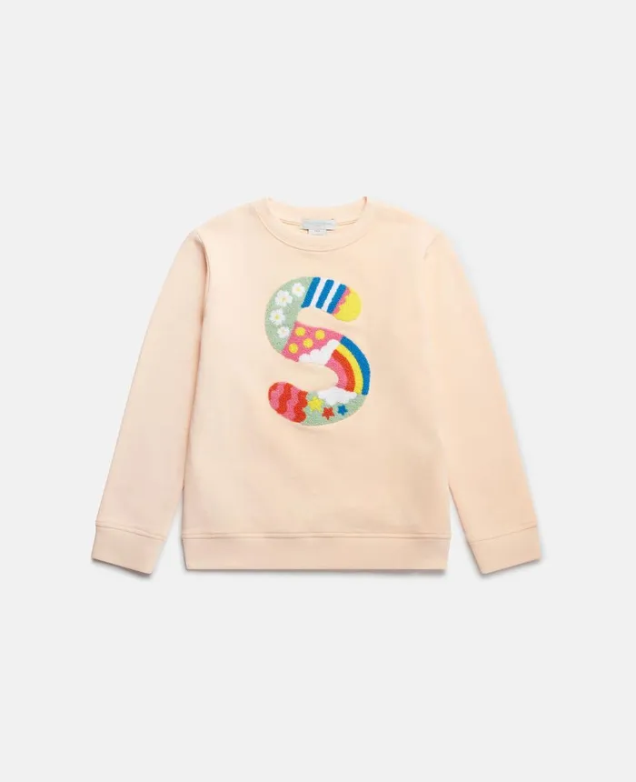 Stella McCartney S Embroidery Sweatshirt Pink Kids TShirts And Tops