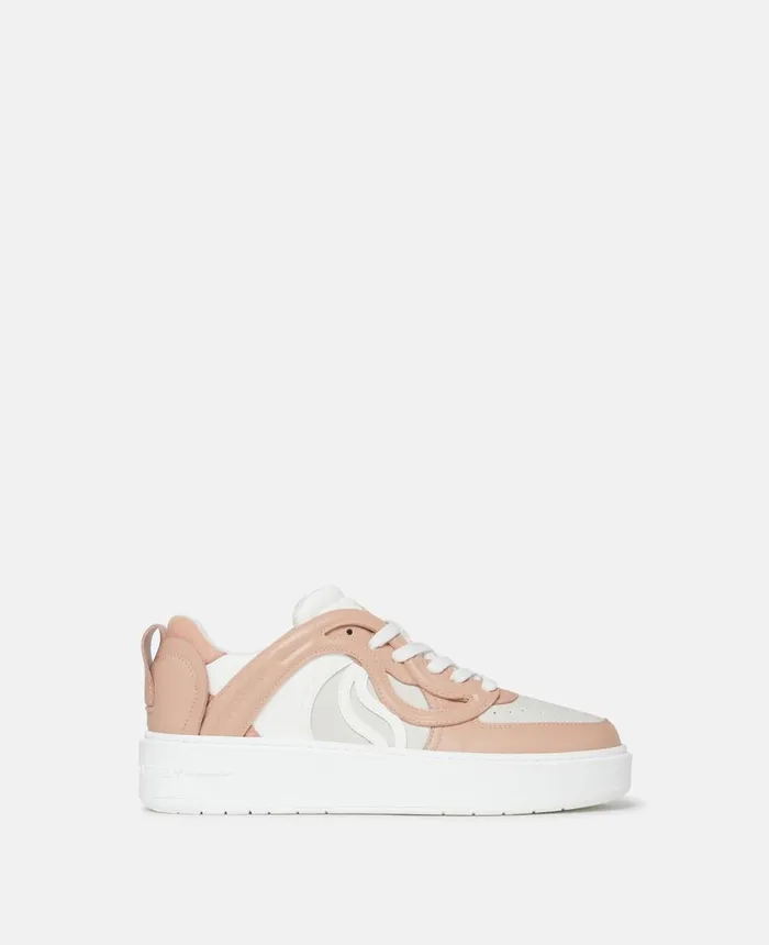 Stella McCartney SWave 1 Contrast Trainers Whiteblush Women Sneakers