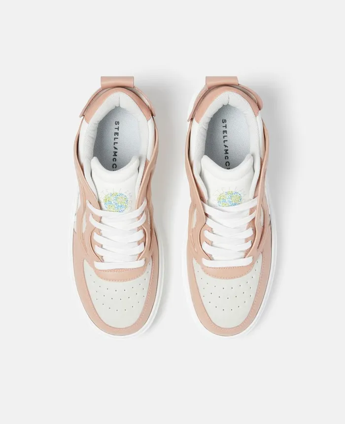 Stella McCartney SWave 1 Contrast Trainers Whiteblush Women Sneakers