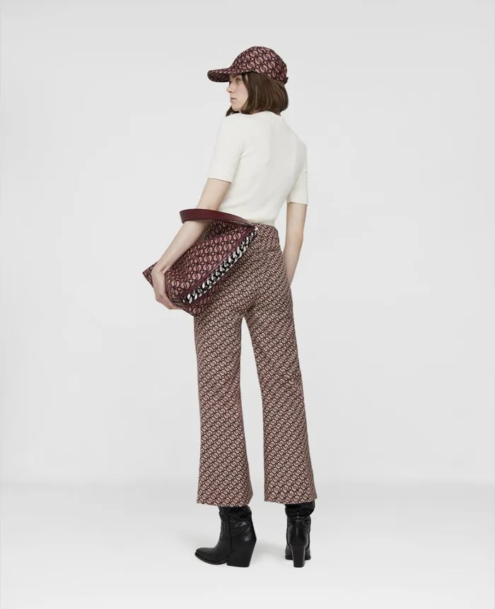 Stella McCartney SWave Jacquard Tailored Trousers Hazelrose Women Tailoring