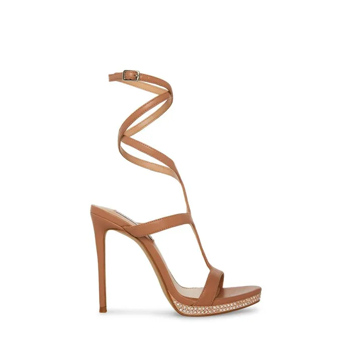 Steve Madden Angel Tan Womens Heels