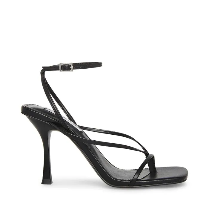 Steve Madden Annie Black Womens Heels