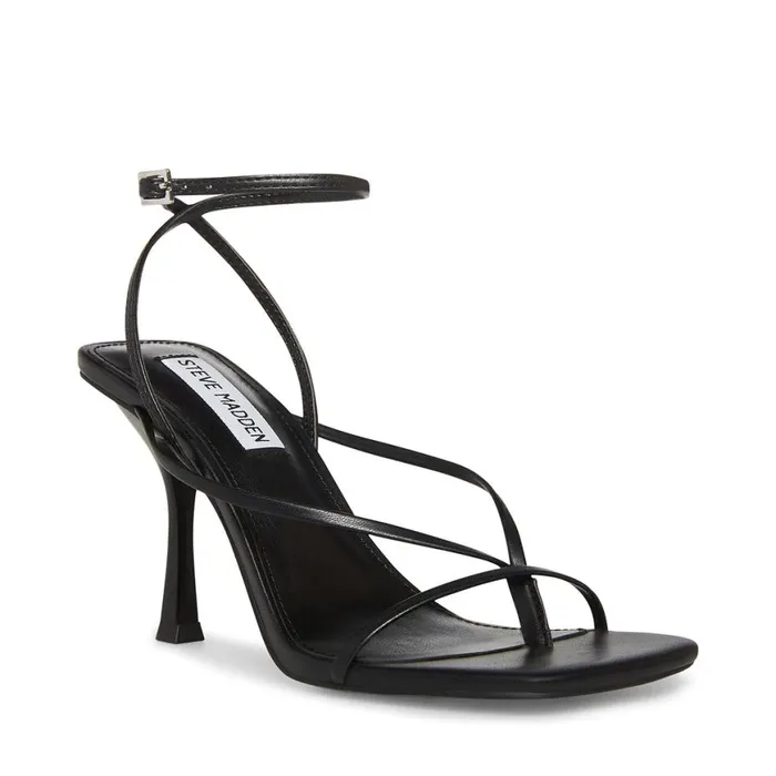 Steve Madden Annie Black Womens Heels
