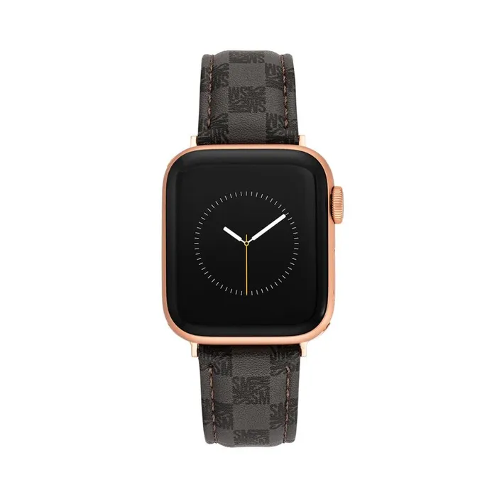 Steve Madden Apple Watch Block Logo Watch Band Grey 3840mm Womens Watches