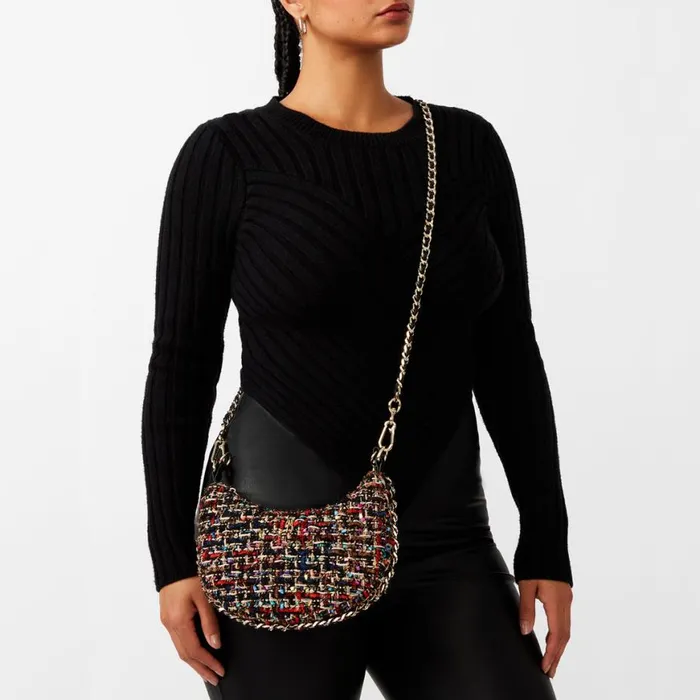 Steve Madden Bbrink Tweed Multi Womens Mini Bags Steve Madden Bbrink Tweed Multi Womens Mini Bags