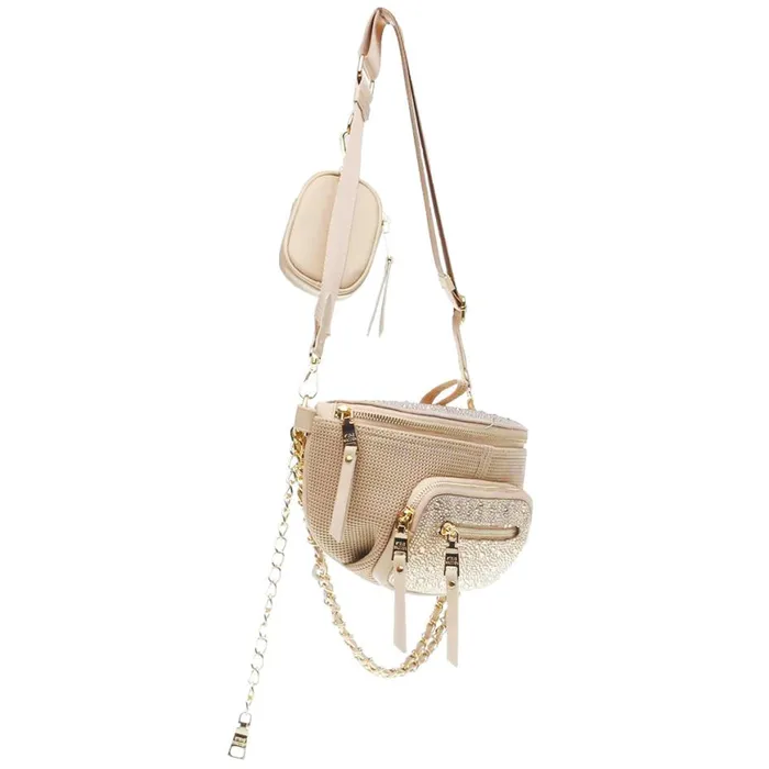 Steve Madden Bmaxima Blush Multi Womens Crossbody Bags Steve Madden Bmaxima Blush Multi Womens Crossbody Bags