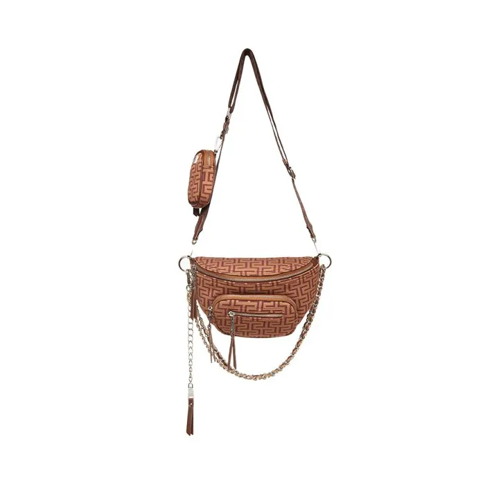 Steve Madden Bmaxima Chocolate Womens Crossbody Bags