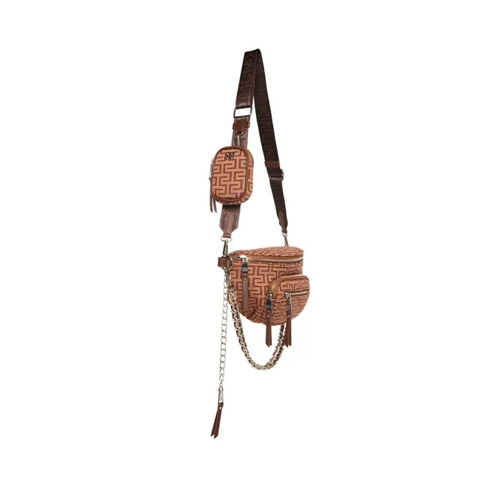 Steve Madden Bmaxima Chocolate Womens Crossbody Bags Steve Madden Bmaxima Chocolate Womens Crossbody Bags
