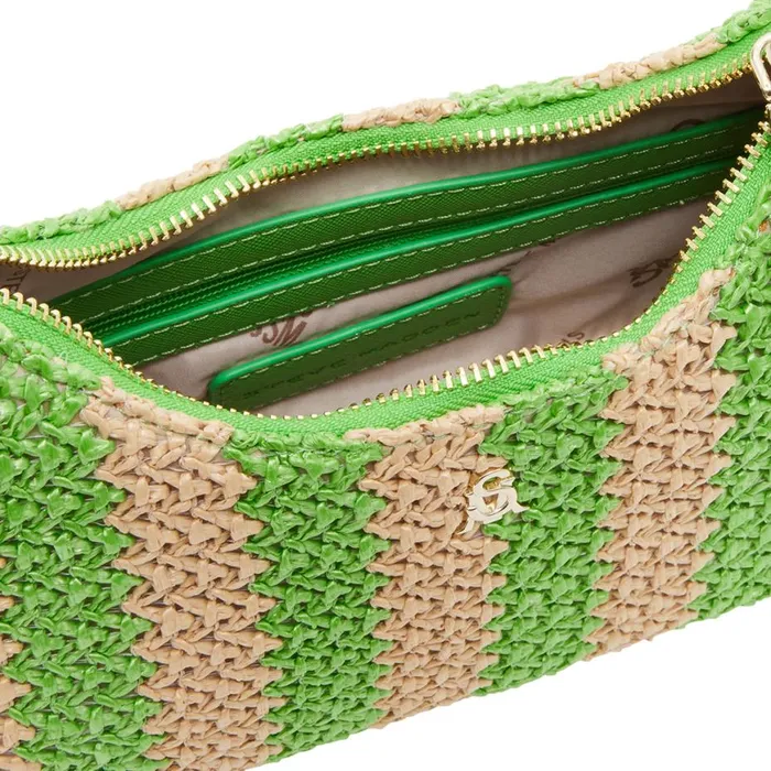 Steve Madden Bvital Raffia Green Womens Crossbody Bags