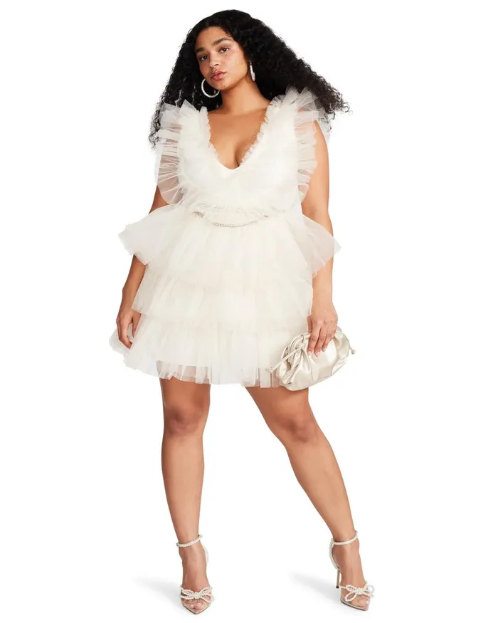 Steve Madden Carrie Dress Cream Womens Dresses