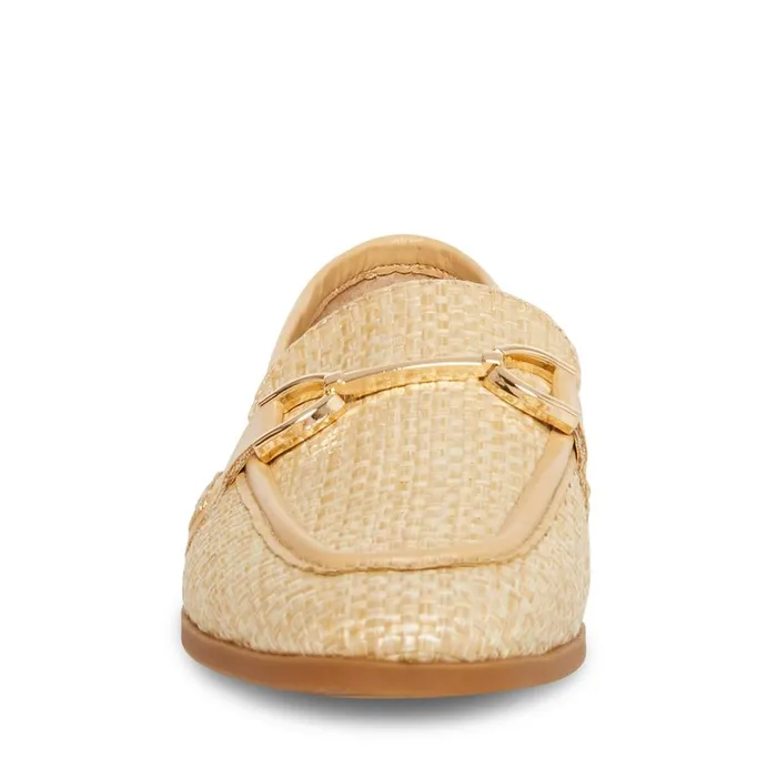 Steve Madden Carrine Raffia Womens Loafers and Flats