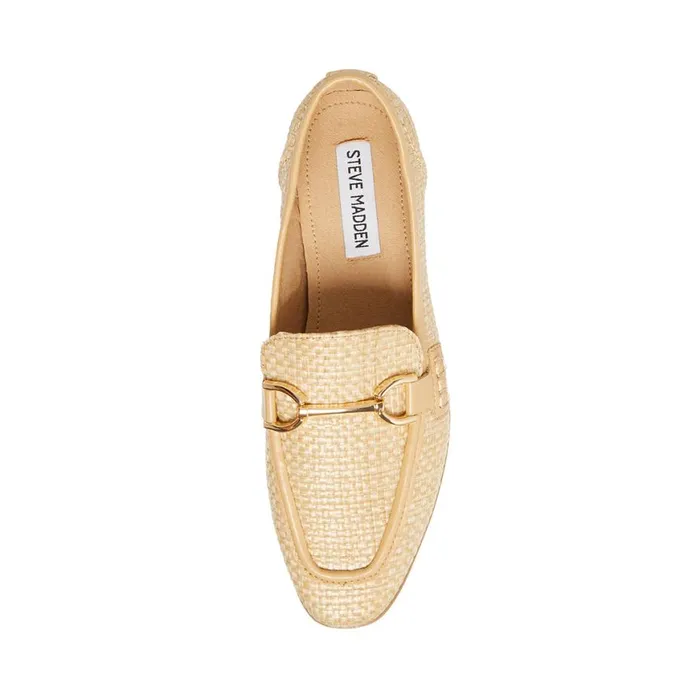 Steve Madden Carrine Raffia Womens Loafers and Flats