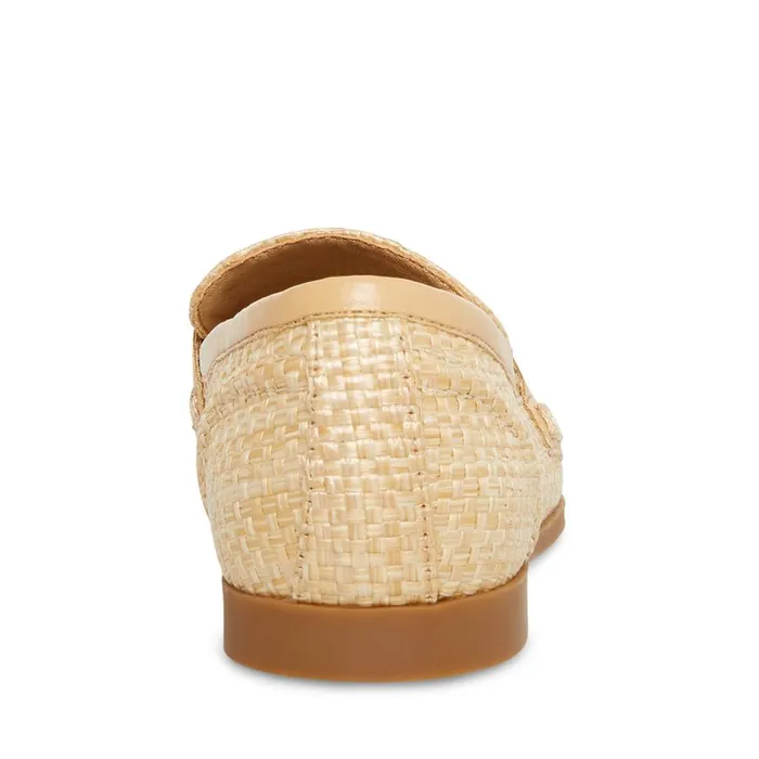 Steve Madden Carrine Raffia Womens Loafers and Flats