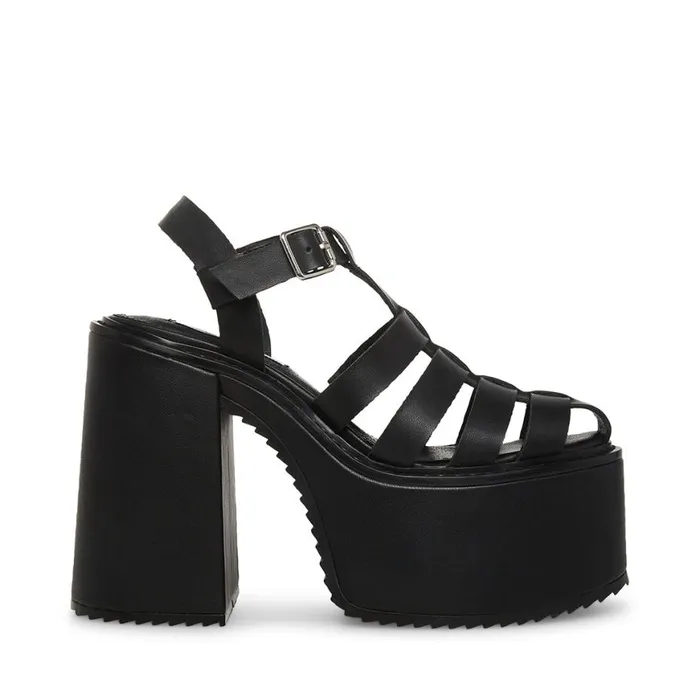 Steve Madden Chant Black Womens Heels