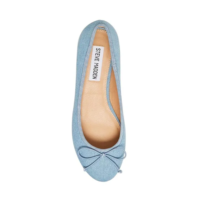 Steve Madden Cherish Denim Fabric Womens Heels