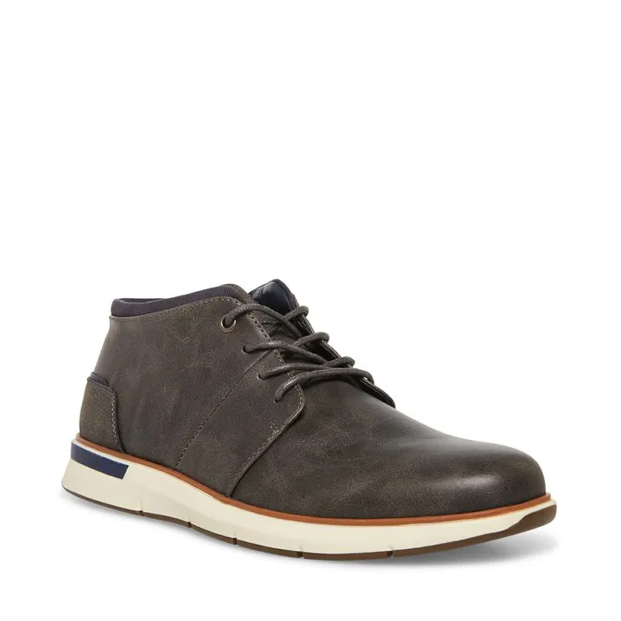 Steve Madden Collier Dark Grey Mens Casual