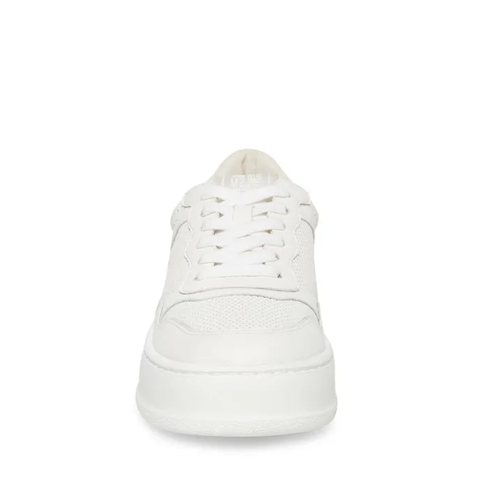 Steve Madden Daley White Womens Sneakers