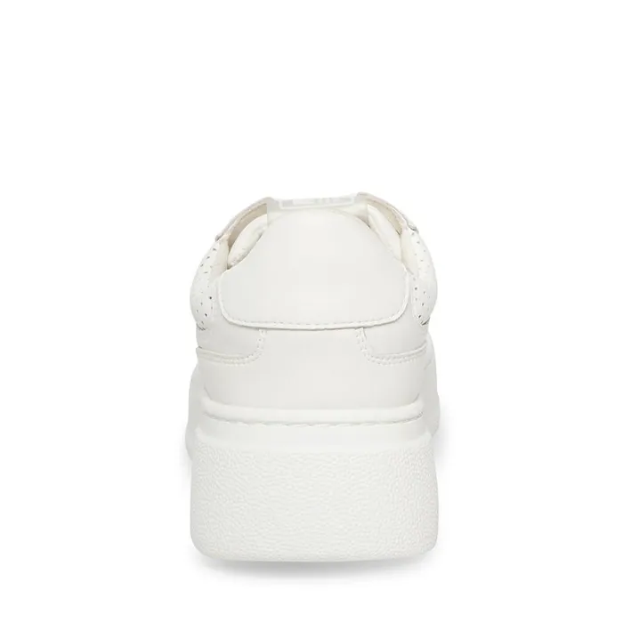 Steve Madden Daley White Womens Sneakers