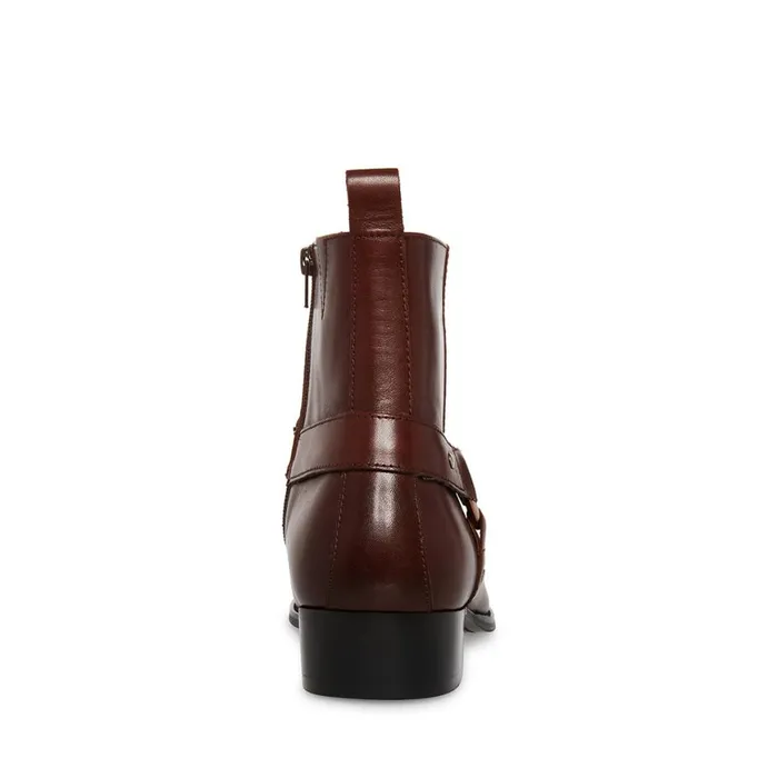 Steve Madden Dash Brown Leather Mens Boots Steve Madden Dash Brown Leather Mens Boots