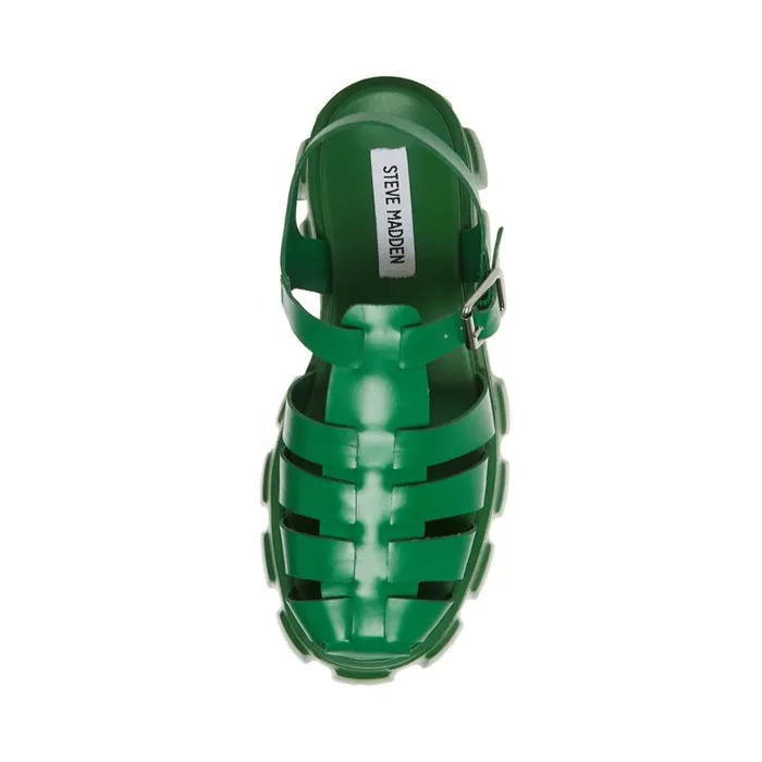 Steve Madden Echo Green Womens Sandals
