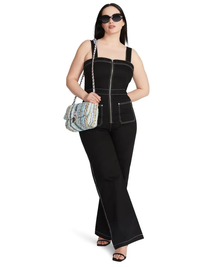 Steve Madden Ellis Jumpsuit Black Womens Dresses