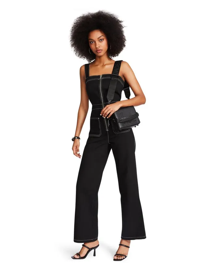 Steve Madden Ellis Jumpsuit Black Womens Dresses