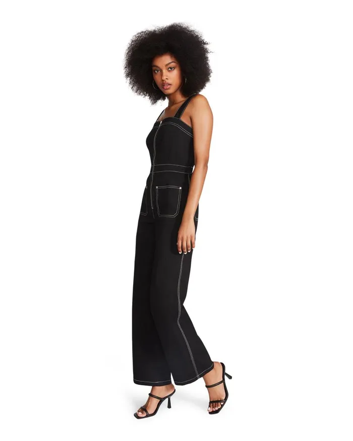 Steve Madden Ellis Jumpsuit Black Womens Dresses