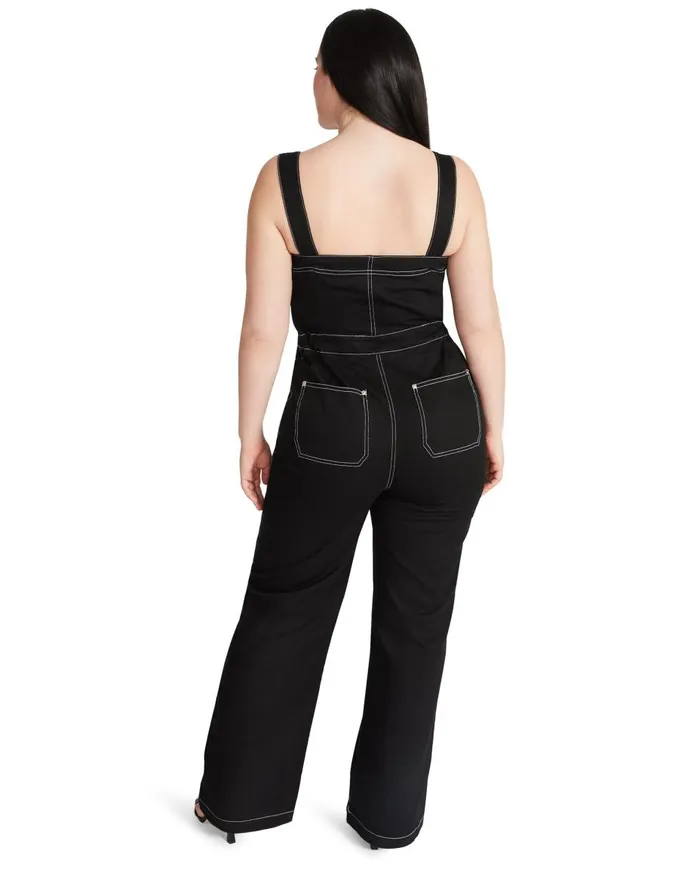 Steve Madden Ellis Jumpsuit Black Womens Dresses