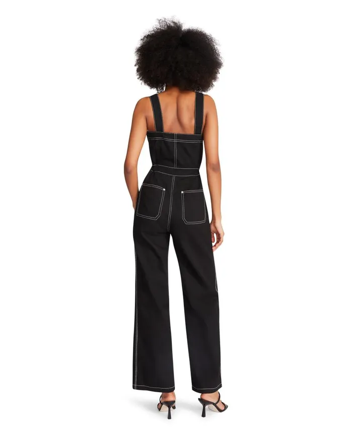 Steve Madden Ellis Jumpsuit Black Womens Dresses