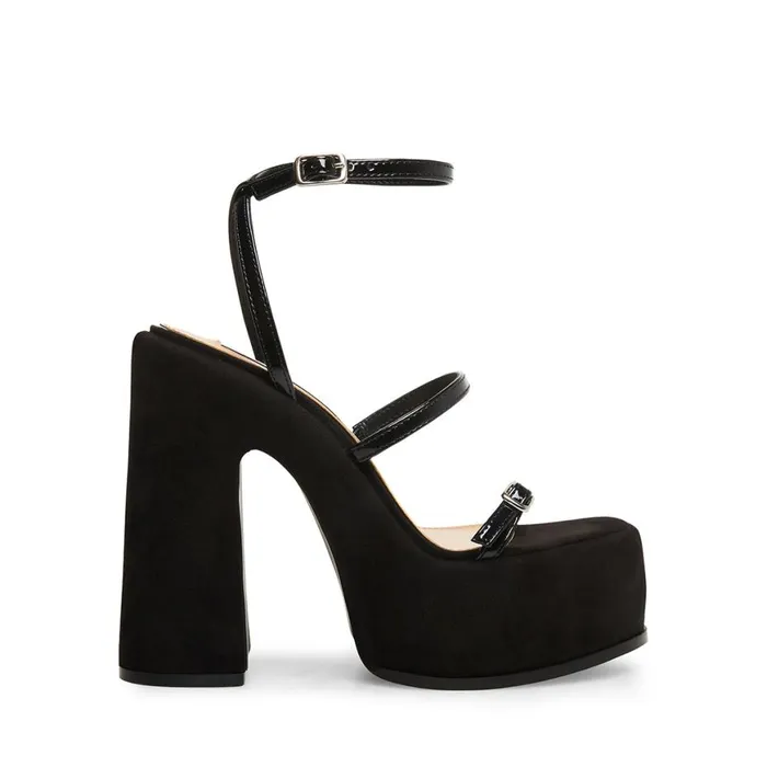 Steve Madden Erica Black Womens Heels