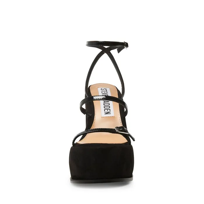 Steve Madden Erica Black Womens Heels