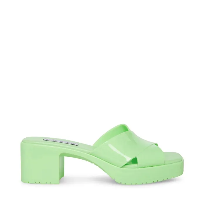 Steve Madden Harley Green Womens Sandals