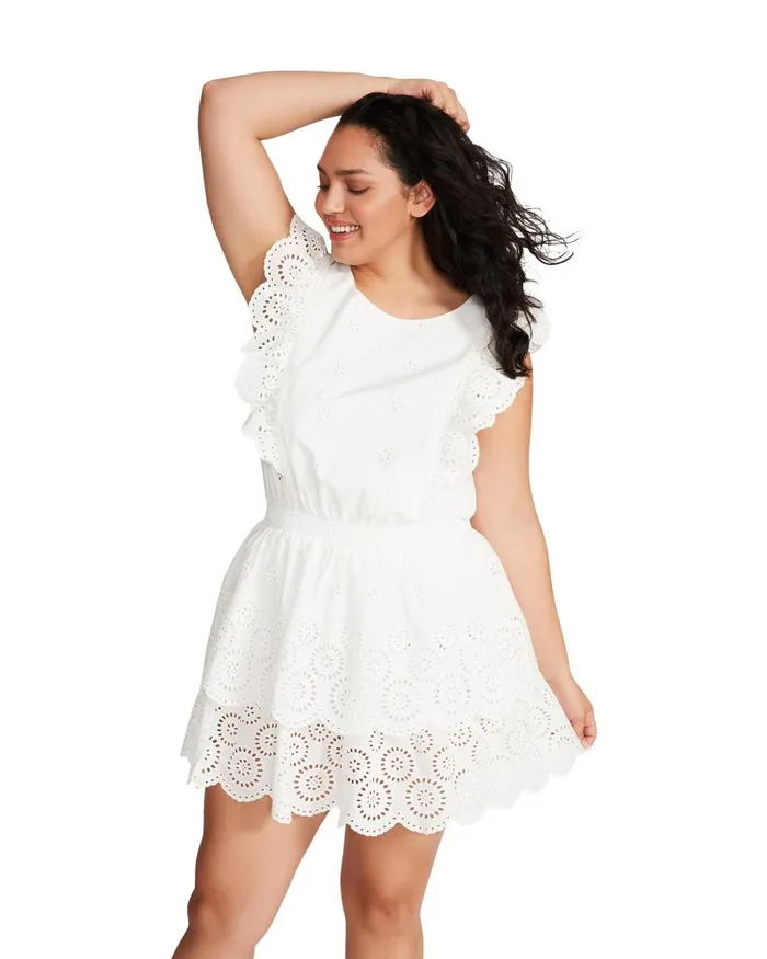 Steve Madden Jayda Dress White Womens Dresses