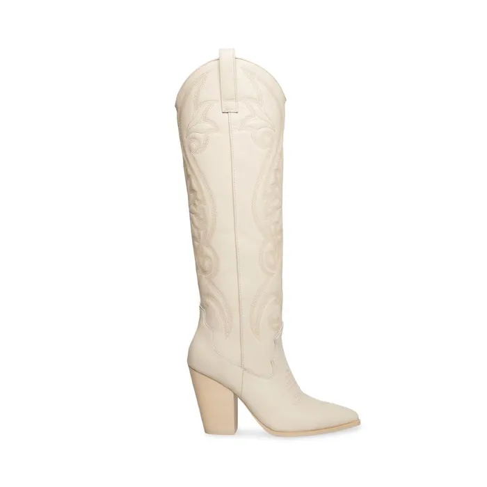 Steve Madden Lasso Bone Leather Womens Boots and Booties