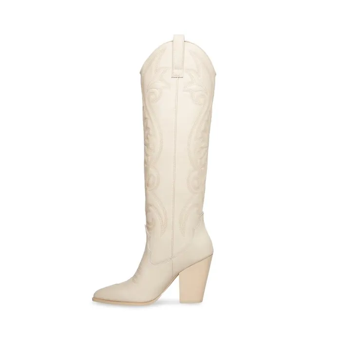 Steve Madden Lasso Bone Leather Womens Boots and Booties