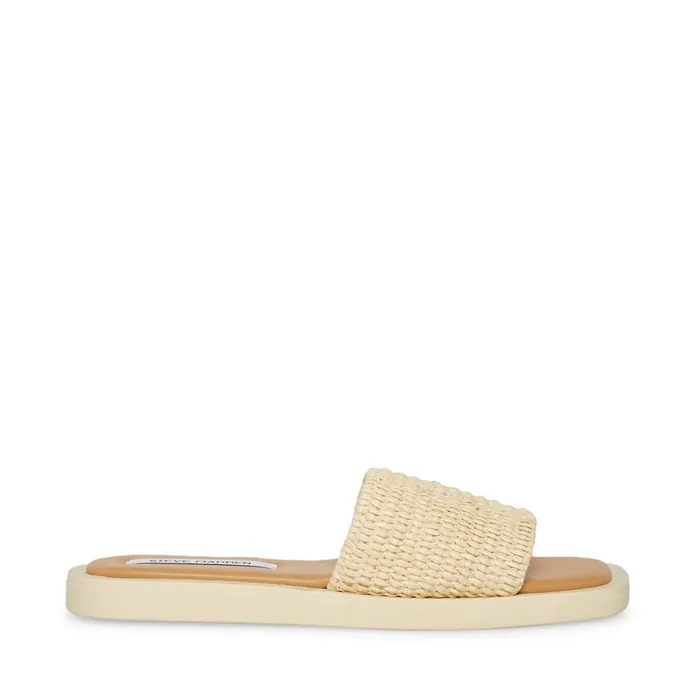 Steve Madden Leigh Natural Womens Sandals
