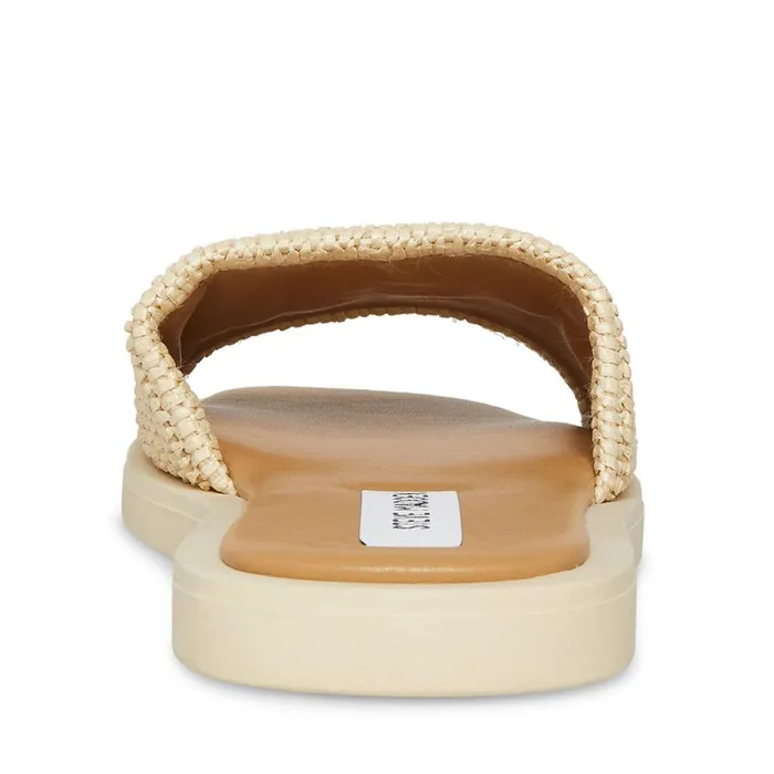 Steve Madden Leigh Natural Womens Sandals
